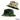 Beige bucket hats with island-themed pattern featuring horses, airplanes, and palm trees on a white background.