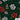Pattern of red, white, and pink roses with a crown emblem on a dark green background. Island Style Clothing logo visible.