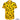 Yellow shirt with black island and wolf pattern on a white background