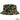 Bucket hat with colorful tropical pattern on a white background