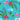 Tropical pattern with flamingos, flowers, and palm trees on a blue background with Jennchem branding.