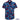 Short-sleeve shirt with tropical pattern on a white background