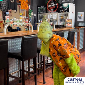 Mount Helena Tavern wanted some funky new custom hospitality uniforms in a modern Aussie look with Bush Chook beer cans, a dog, burgers and gum leaves.&nbsp;