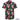 Hawaiian shirt with watermelon pattern on a black background