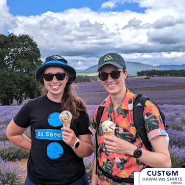 Classic Aussie-designed CONQR - QLD Contingent to Apple Isle Moot. These amazing troop designed these cool Rovers shirts themselves. 100% cotton Custom Hawaiian Shirts