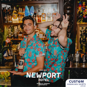Newport Hotel, Tiki Beat Bar Custom Staff Uniforms