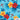 Pattern of red and yellow flowers with blue leaves and small airplanes on a blue background, featuring 'Island Style Clothing' logo.