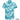 Hawaiian shirt with colorful pattern on a white background