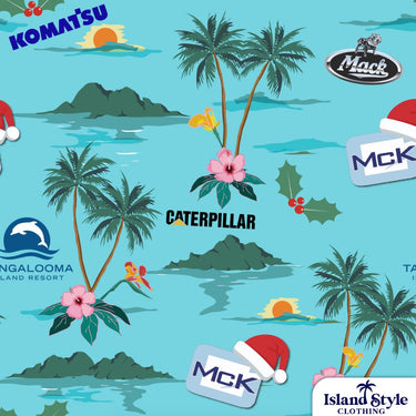 Brendan McKenna Earthmoving | Custom Christmas Hawaiian Shirt