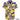 Crawfordsville Dance, USA | Custom Hawaiian Shirt Uniforms, yellow shirt with palm trees and islands