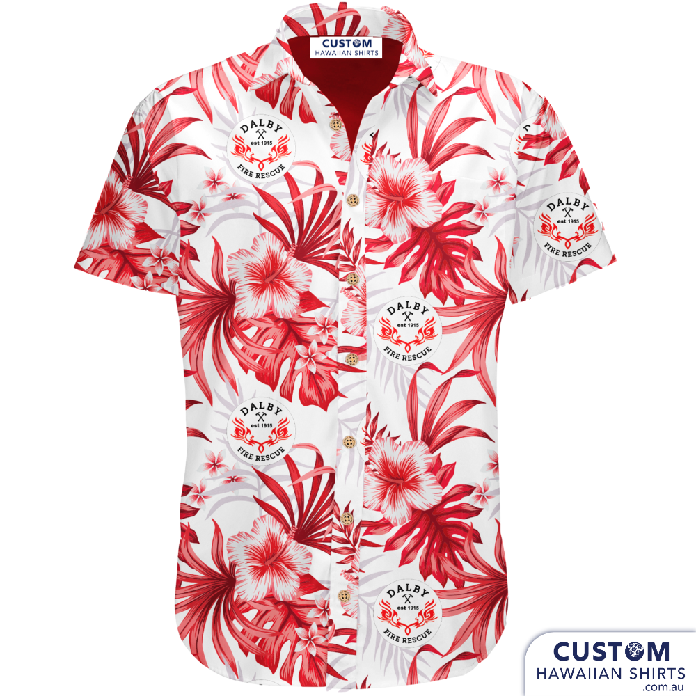 We supplied Dalby Fire Social Club, SEQ with some really sharp new tropical themed uniforms.