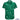 Green patterned shirt with brand logos on a white background
