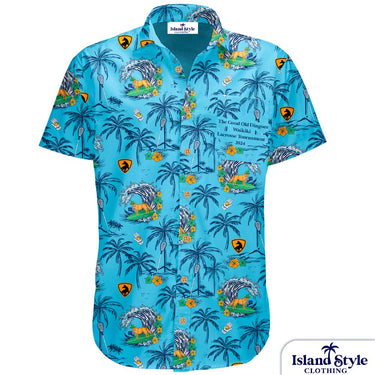 Celebrating team spirit in 2024 with the Good Old Dingos custom Tournament Shirts, designed exclusively for the Lacrosse Worlds in Waikiki, Hawaii, USA. These customised Hawaiian shirts combine vibrant, eye-catching patterns with comfortable fabric, perfect for showing off your pride on and off the field. 