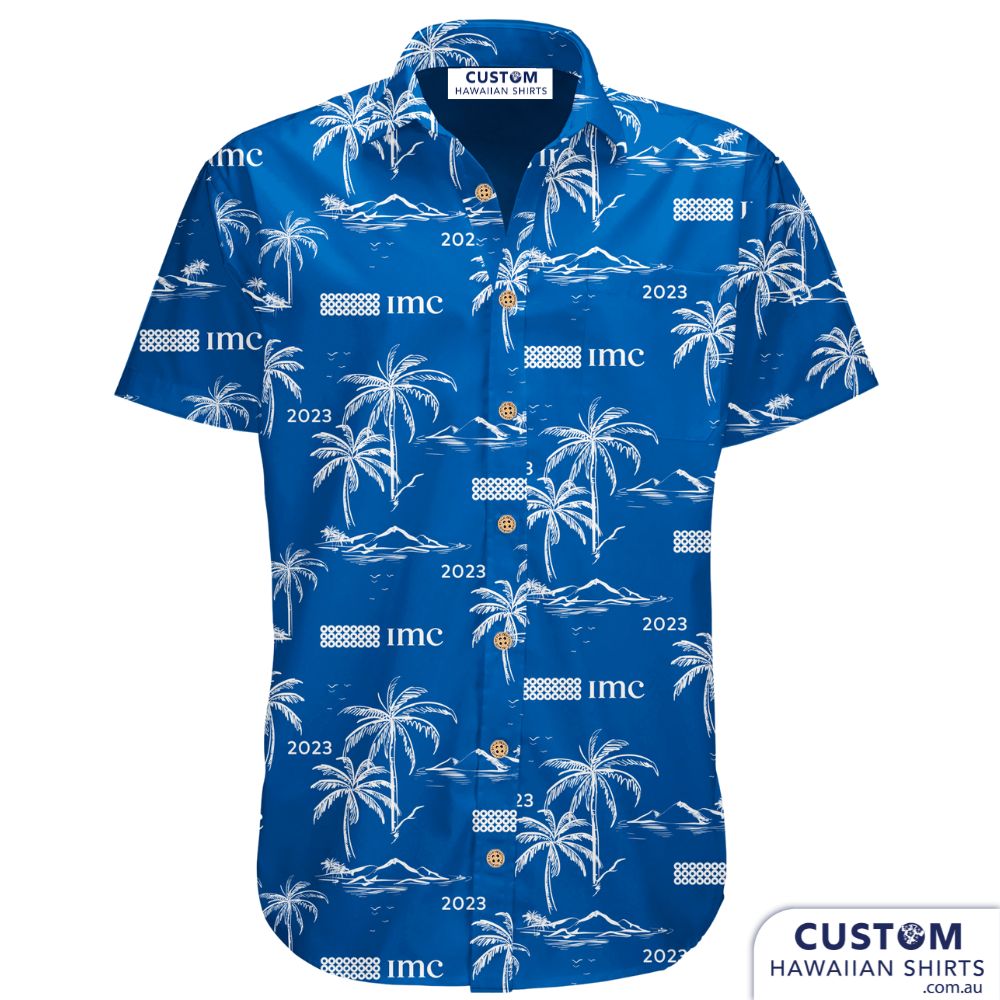 New fun corporate staff shirts custom-designed for the teams at ICM Pacific Pty Ltd. They held a conference at our local Novatel, Twin Waters on the Sunshine Coast. What a kick for us to go for morning beach walk and see them team building in our shirts.