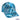 Blue tropical leaf patterned cap on a white background with 'Island Style Clothing' branding.