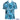 Blue leaf patterned shirt on a white background with 'Island Style Clothing' branding.