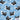 Pattern of black swans on a blue background with Island Style Clothing logo.