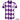 Purple and white argyle pattern shirt with a logo and text on a white background