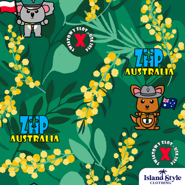 ZHP Australia Scouts Group - Jamboree in USA 2024 Event - Mens, Womens Shirts and Scarves