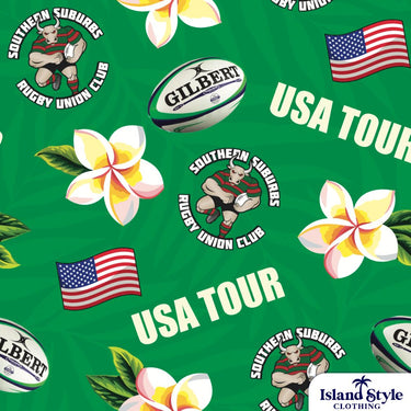 Southern Suburbs Rugby Union Club USA Tour Shirts Custom Hawaiian Shirts