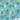 Pattern with yellow vans, pink flamingos, palm trees, and flowers on a blue background.