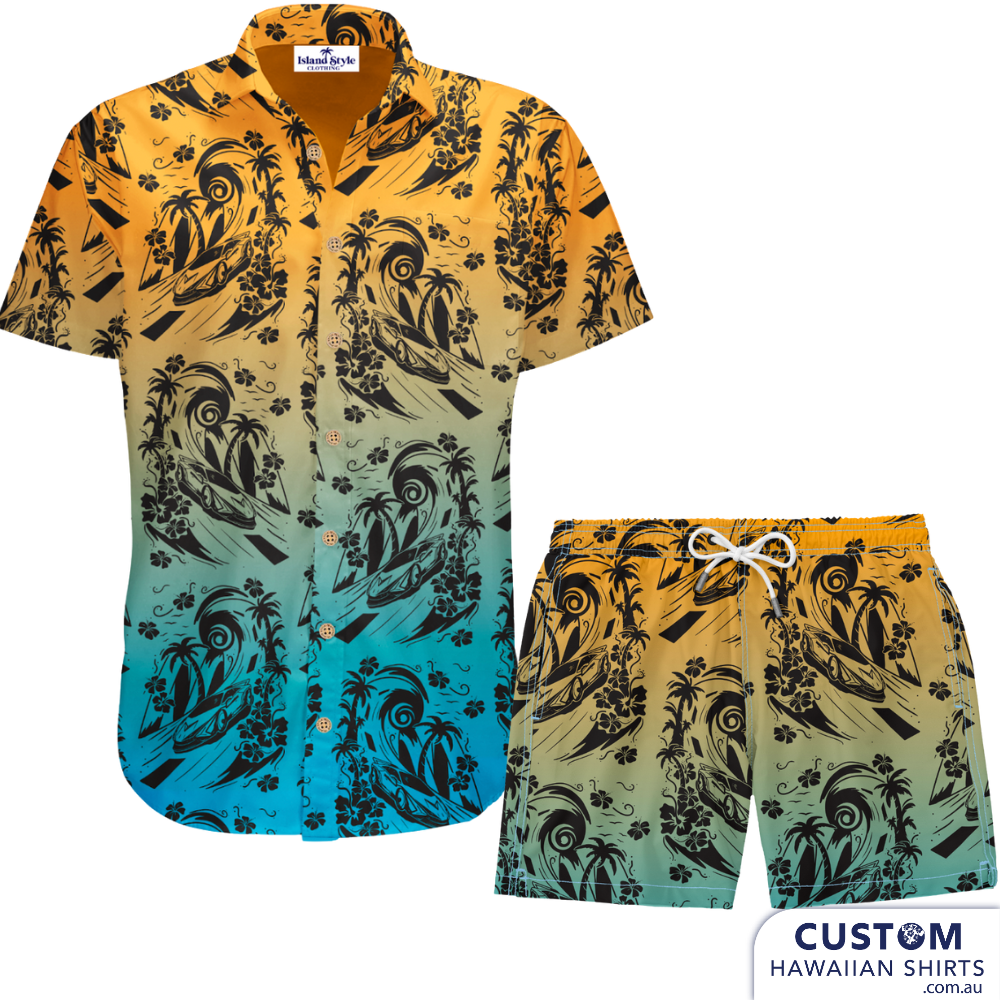 Ubisoft wanted a special personalised Hawaiian Shirt &amp; Shorts Set to commemorate the exciting release of a new Video Game in Hawaii.