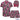Pink shirt, shorts, and cap with beer can pattern on a white background