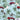 Fabric pattern with red fire trucks, palm trees, mountains, and white flowers on a blue background. Island Style Clothing logo visible.