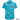 Blue Hawaiian shirt with tropical patterns on a white background