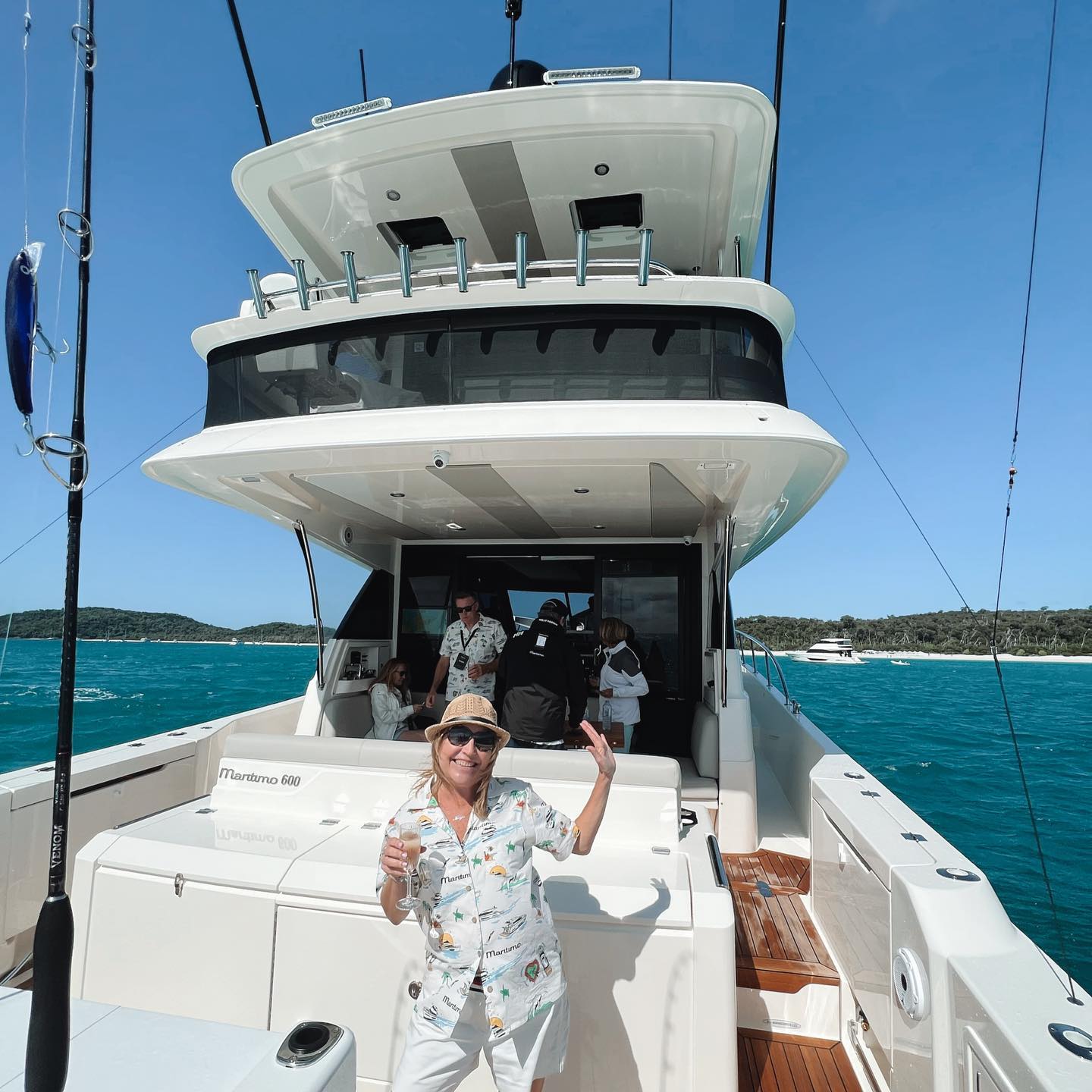 Maritimo Luxury Yachts, GC - Customised Uniforms & Merch designed exclusively for an owners event on Hamilton Island, QLD. 