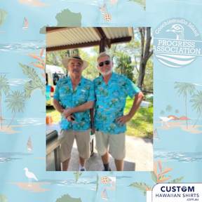 Coochiemudlo Island Progress Association Inc - also Volunteer Bus Drivers and Island welcoming committee, in Morton Bay Qld wanted some snazzy new 'Island Vibed'  custom uniforms for their volunteer bus drivers. What absolute legends!