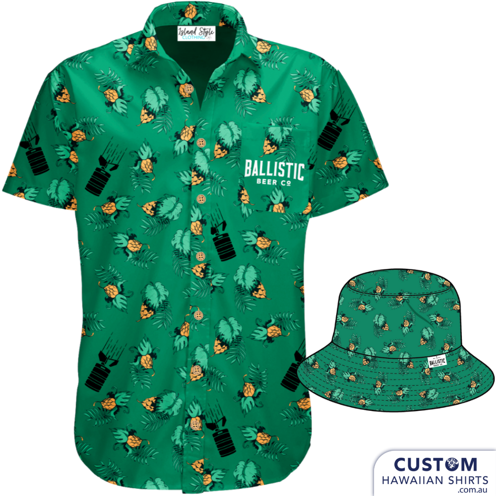 Ballistic Beer Co, Qld - Hawaiian Shirts & Bucket Hats