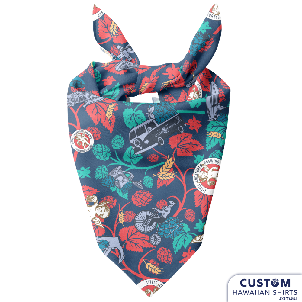 ittle Creatures Brewing, NSW - Custom Pet / Dog Bandanas ordered some custom bandanas for their furry friends.