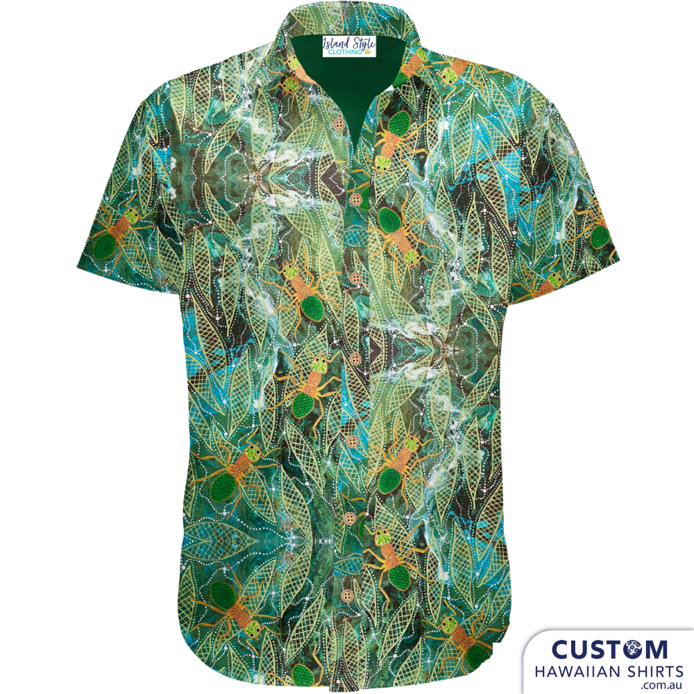 Green Ants, Kuku Bulkaway, Cooktown FNQ - Custom Shirts