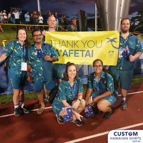Pacific Games, Samoa 2019 - Aussie Team Shirts