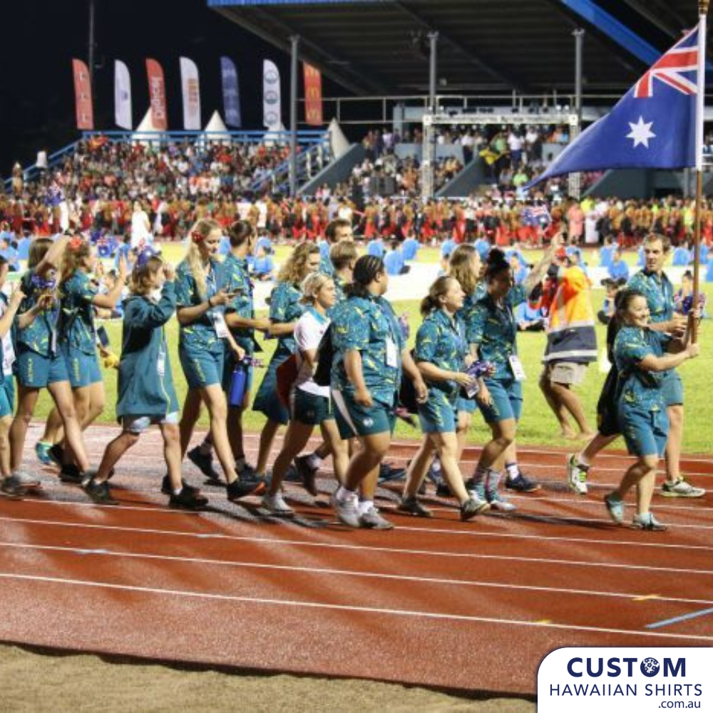 Pacific Games, Samoa 2019 - Aussie Team Shirts
