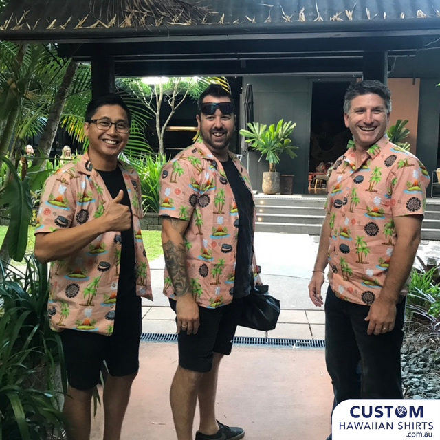 EJ Australia Corporate Uniforms Custom Hawaiian Shirts