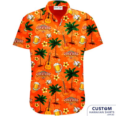 Supercruise 2022 - Custom Cruising Shirts. Cool Customized Cruising Shirts. They sure are going to stand out in these matching shirts. This is the second design made for this keen group of cruisers. 